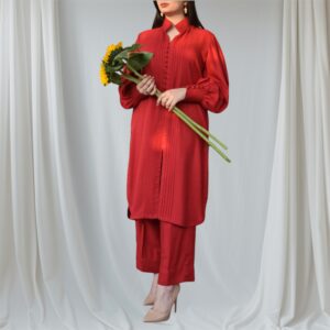 Crimson Bloom Two-Piece