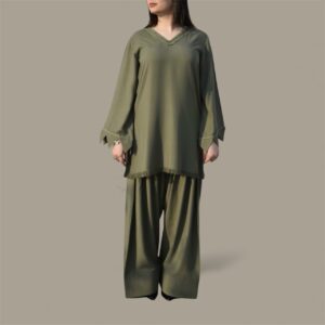 Olive Drift Two-Piece